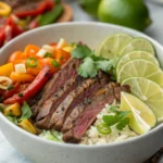 Cilantro Lime Steak Bowls