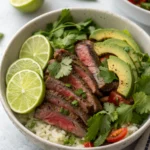 Cilantro Lime Steak Bowls