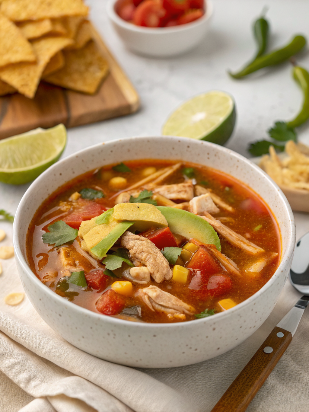 Classic Chicken Tortilla Soup: 5 Secrets to Authentic Flavor! 3 Classic Chicken Tortilla Soup Ingredients