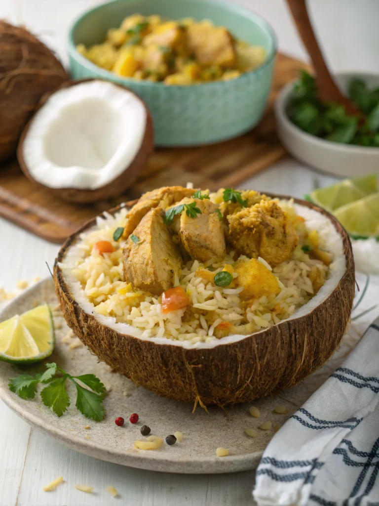 Coconut Chicken & Rice