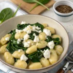 Creamy Gnocchi with Spinach and Feta Recipe