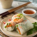 Crispy Rice Paper Spring Rolls