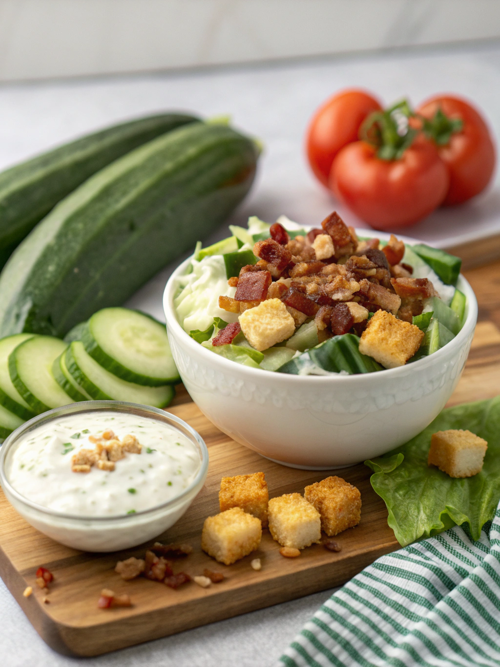 Cucumber Ranch Crack Salad