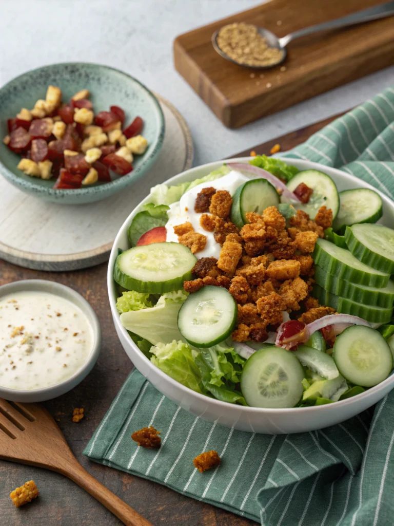 Cucumber Ranch Crack Salad
