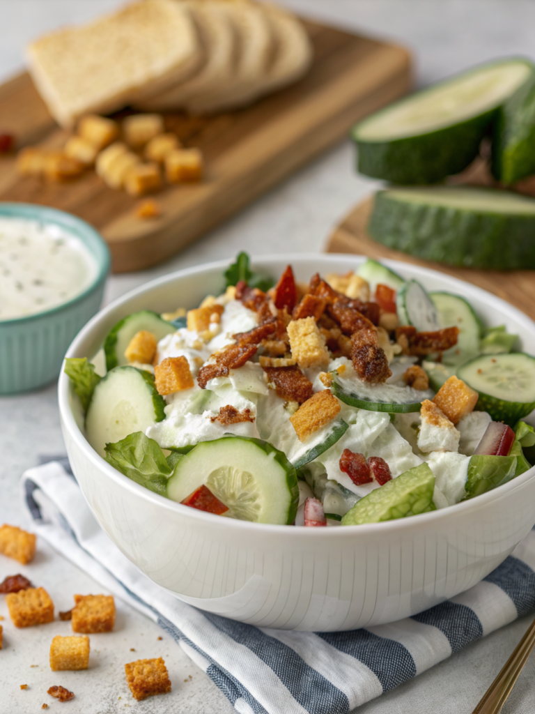 Cucumber Ranch Crack Salad