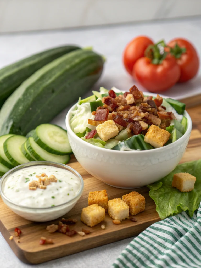 Cucumber Ranch Crack Salad