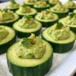 Cucumber and Hummus Bites