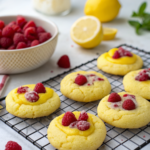 Easter Lemon Raspberry Cookies