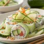 Easy California Roll Cucumber Salad