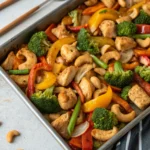 7 Steps to the Best Easy Sheet Pan Cashew Chicken Recipe