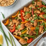 Easy Sheet Pan Cashew Chicken Recipe for Busy Weeknights