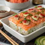 Easy Spicy Salmon Sushi Bake Recipe