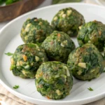 Easy Spinach & Garlic Meatballs Recipe