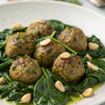 Easy Spinach & Garlic Meatballs Recipe
