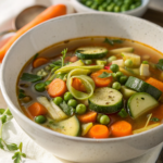 Easy Spring Minestrone Soup