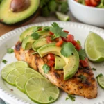 Fiesta Lime Chicken with Avocado - Mexican Food Recipe