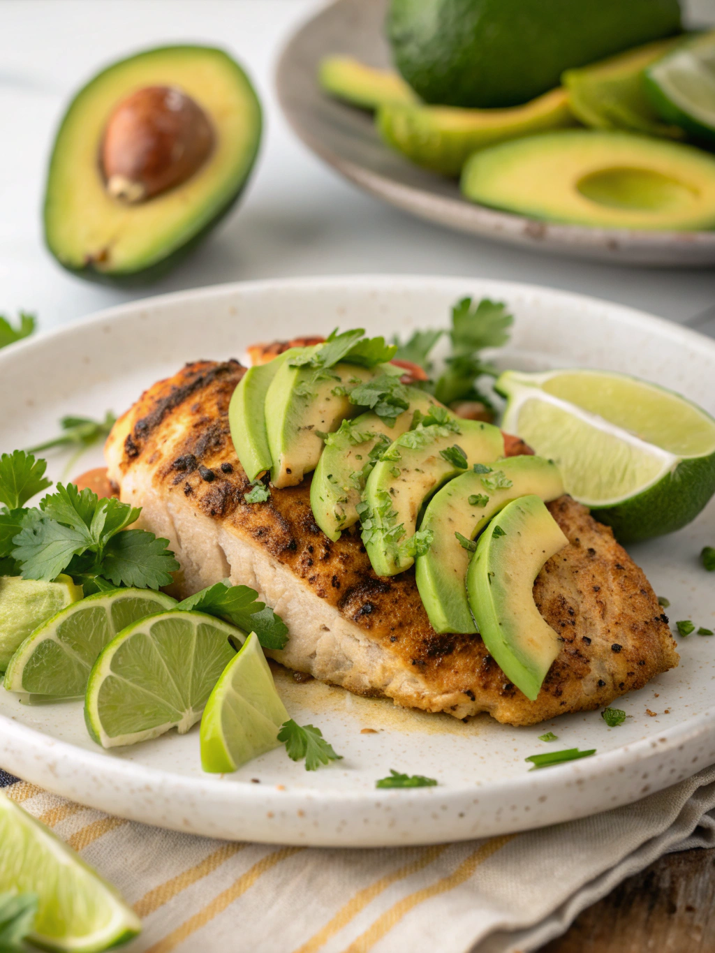 Fiesta Lime Chicken with Avocado