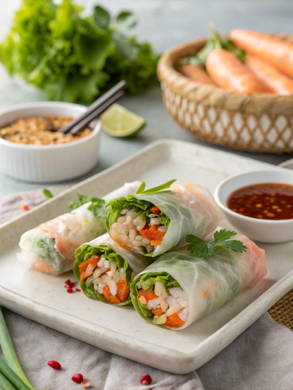 Fresh Vietnamese Spring Rolls