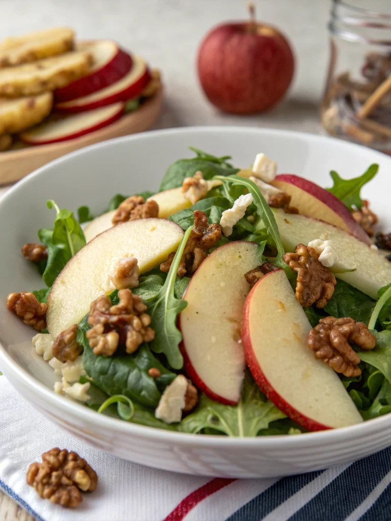 Fresh Walnut Apple Salad