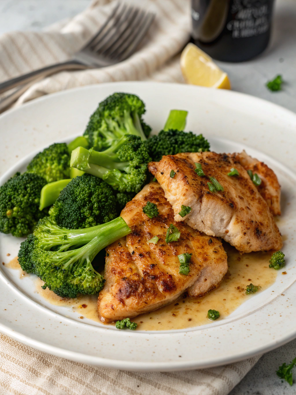 Garlic Butter Chicken & Broccoli