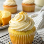 Golden Angel Food Cupcakes