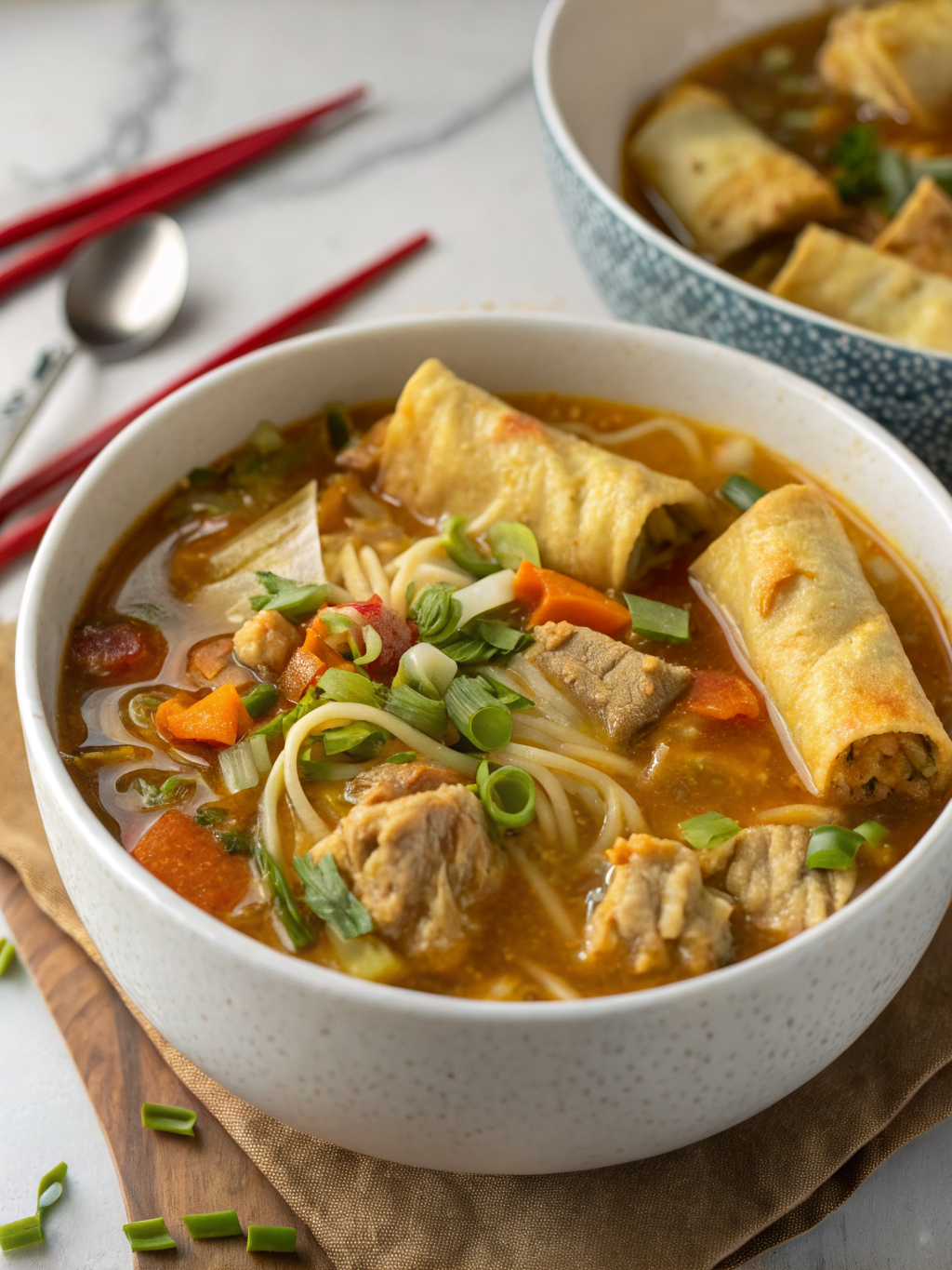 Hearty One-Pot Egg Roll Soup