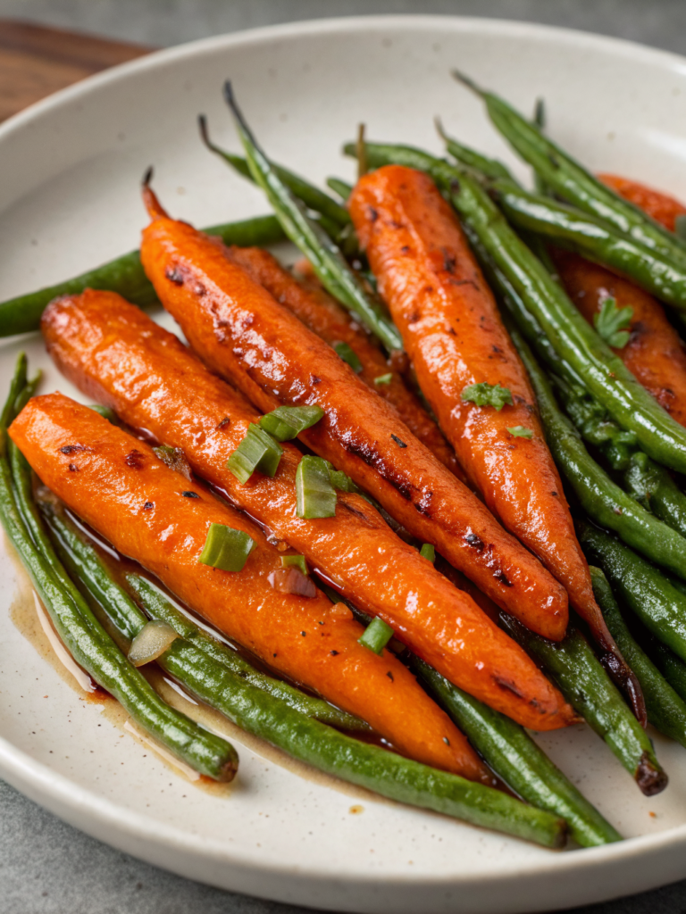Honey Glazed Carrots & Green Beans