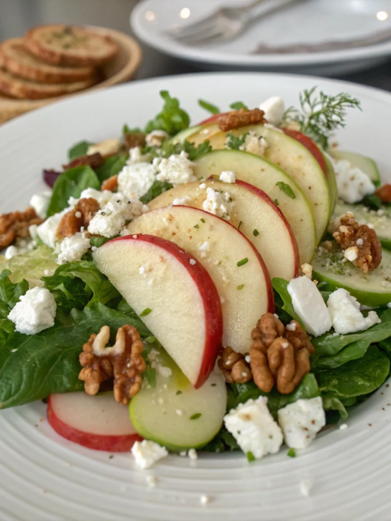Honeycrisp Apple and Feta Salad