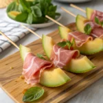 Italian Melon Prosciutto Skewers