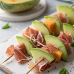 Italian Melon Prosciutto Skewers