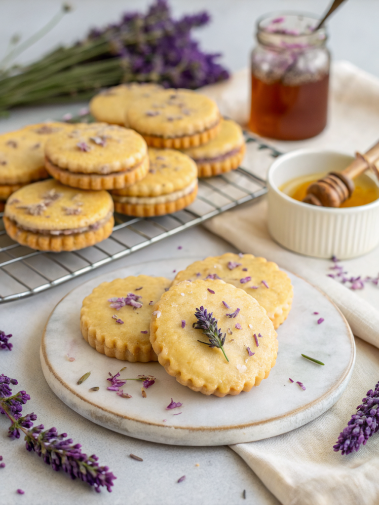 Lavender Honey Crunch Cookies