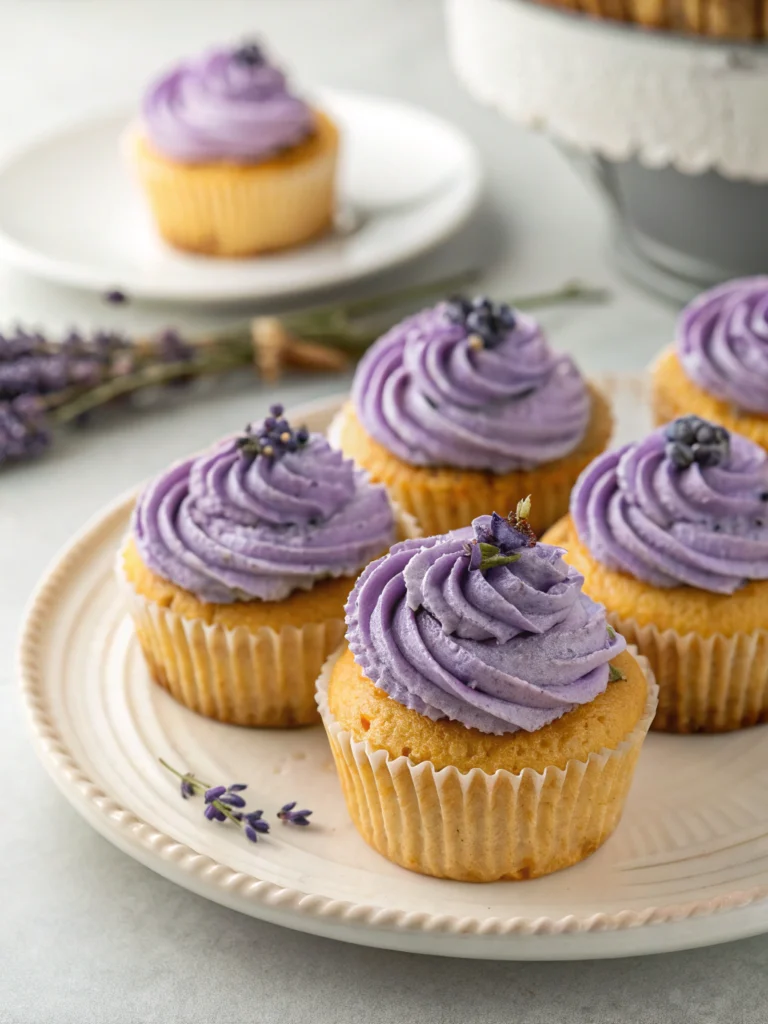Lavender Honey Cupcakes