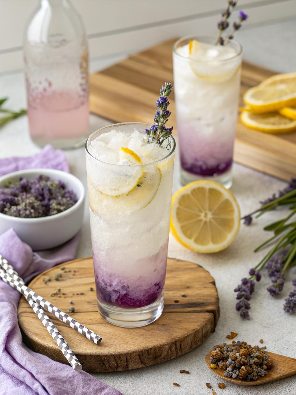 Lavender Vanilla Cream Soda Mocktail