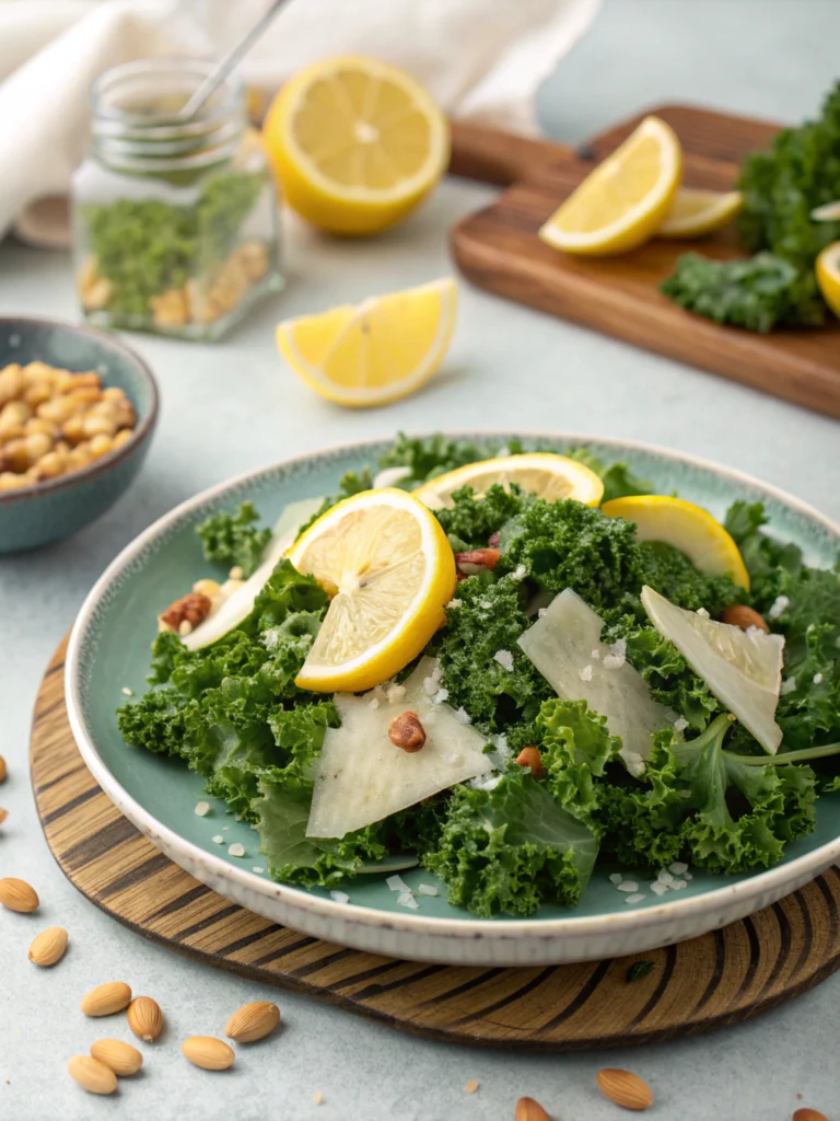 Lemon Parm Kale Salad