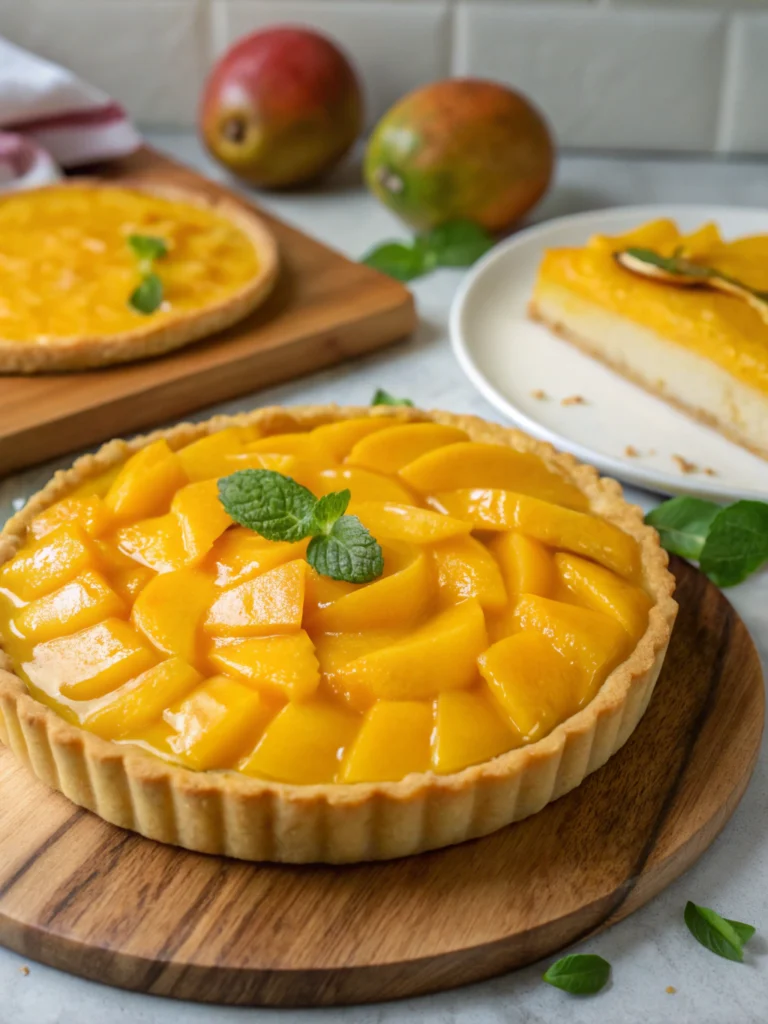 Mango Curd Tart Recipe