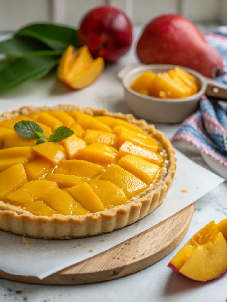 Mango Curd Tart Recipe