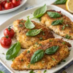 Parmesan-Basil Chicken Cutlets