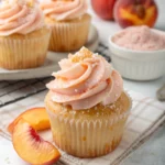 Peach Bellini Cupcakes