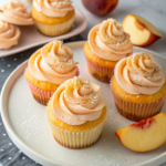 Peach Bellini Cupcakes