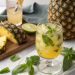 Pineapple and Basil Smash Cocktail Recipe