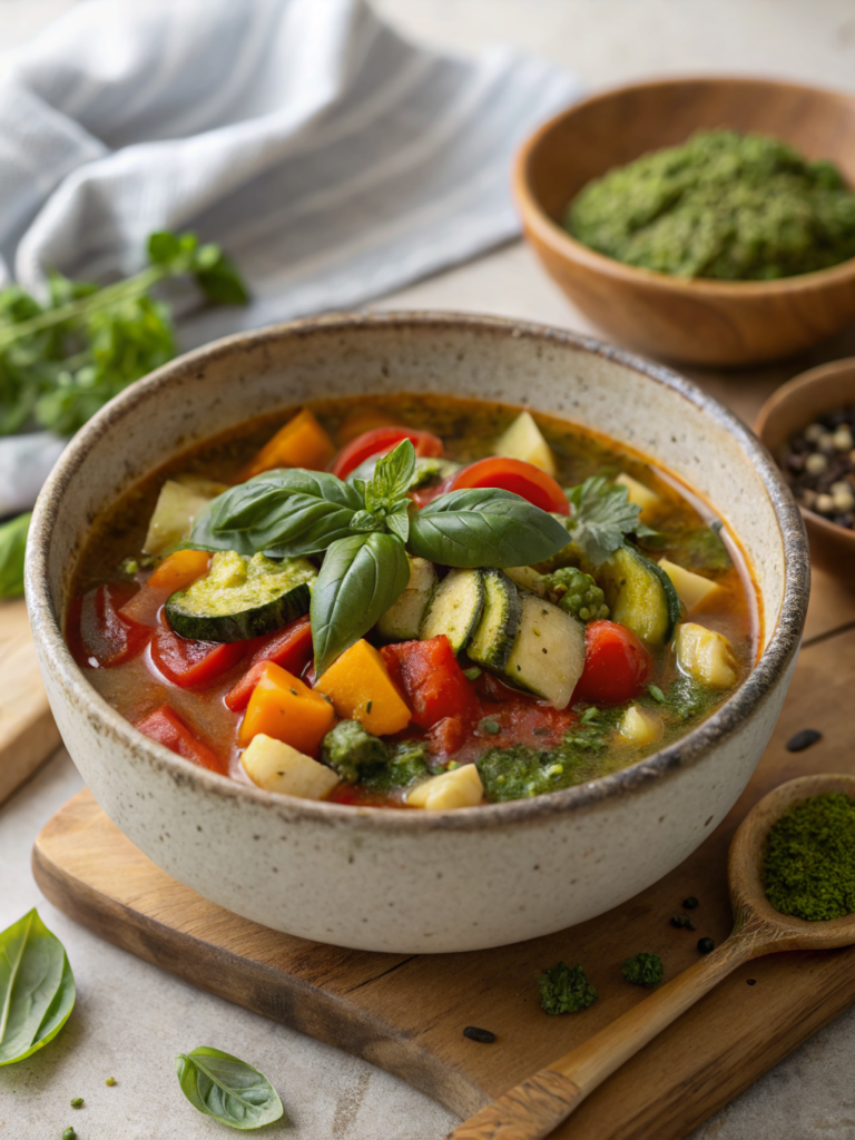 Pistou Soup (French vegetable soup)