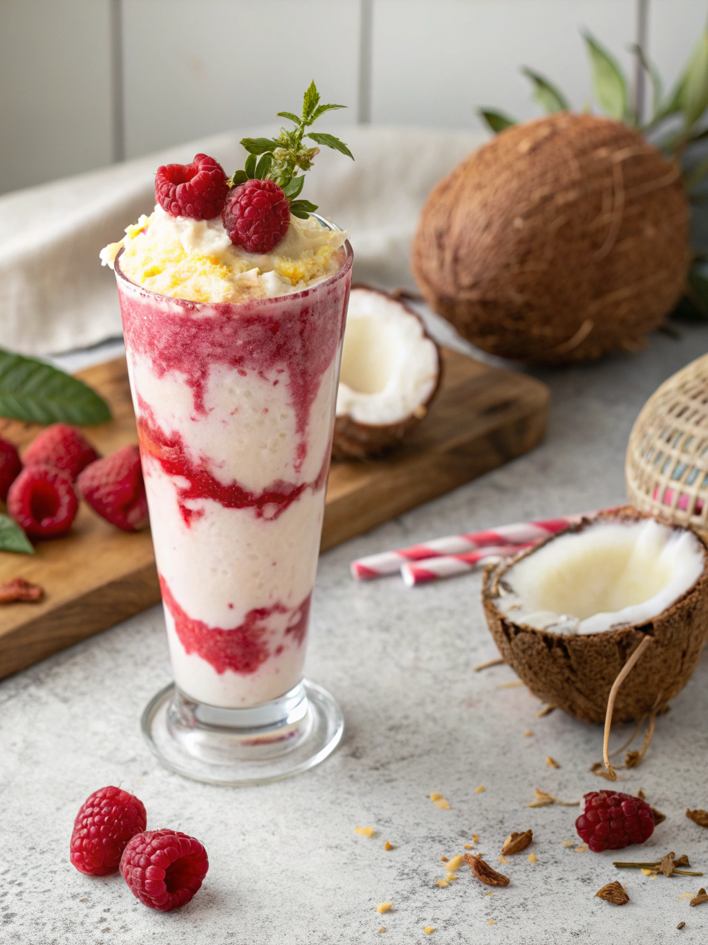 Raspberry Colada Twist