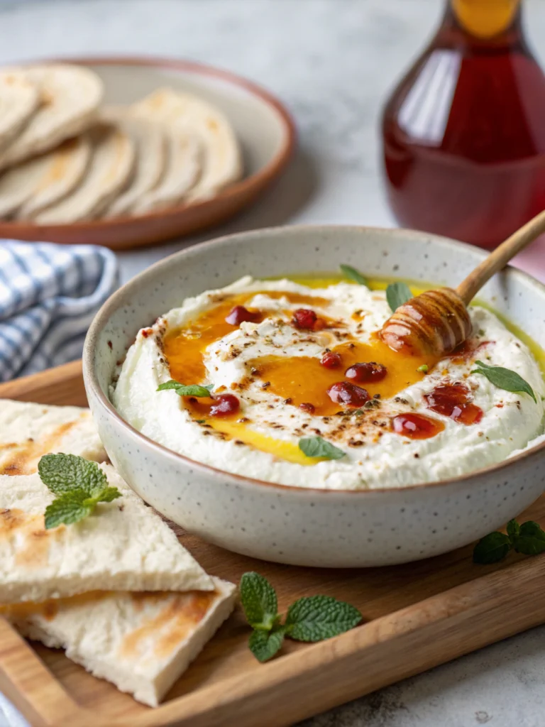 Ricotta Dip with Hot Honey