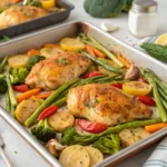 Sheet Pan Garlic Butter Chicken and Veggies