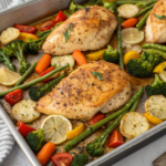 Sheet Pan Garlic Butter Chicken and Veggies