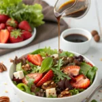 Spring Mix Salad with Balsamic Honey Dressing