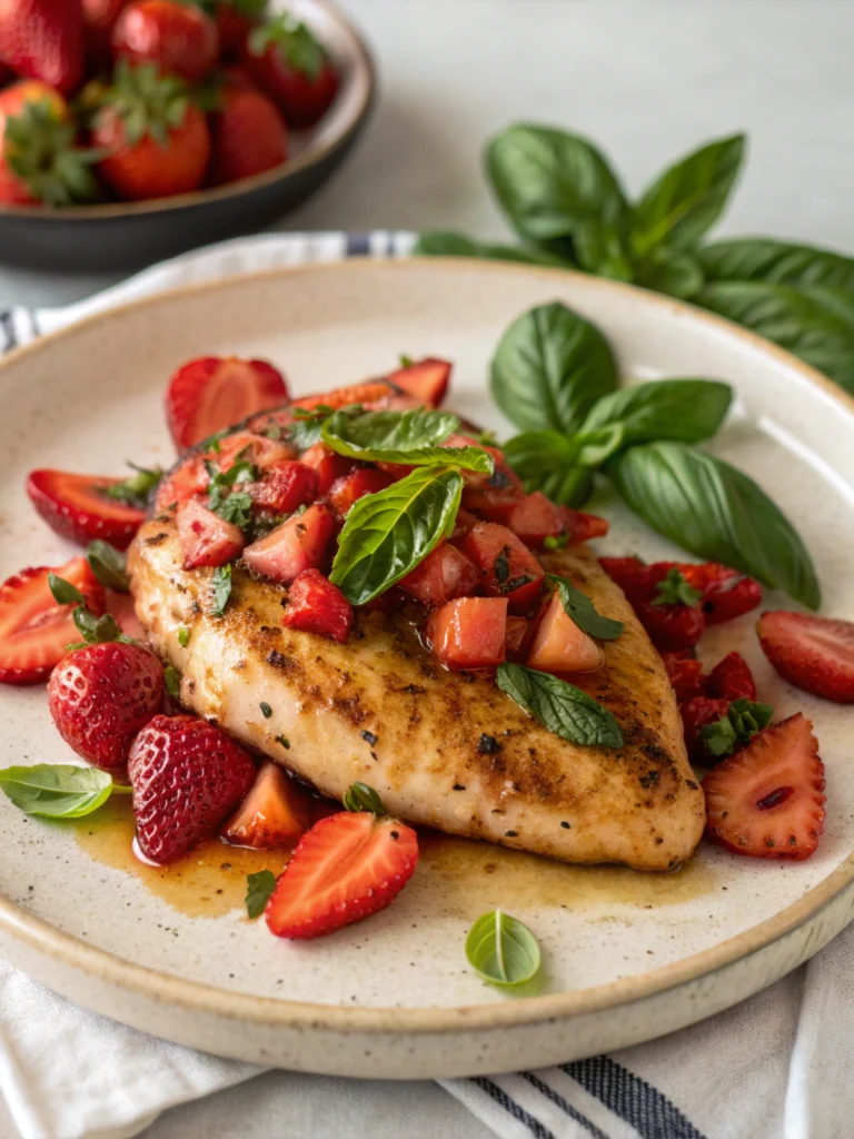 Strawberry Basil Chicken