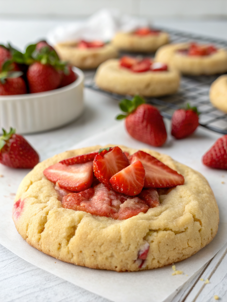 Strawberry Kiss Cookies
