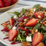 Sweet & Savory Strawberry Crunch Salad