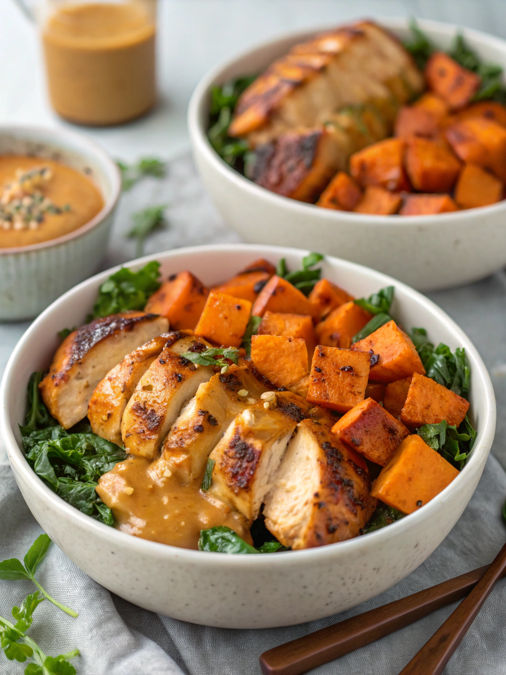 How to Whip Up Tasty Maple Dijon Chicken & Sweet Potato Bowls in 7 Easy Steps 3 Tasty Maple Dijon Chicken & Sweet Potato Bowls